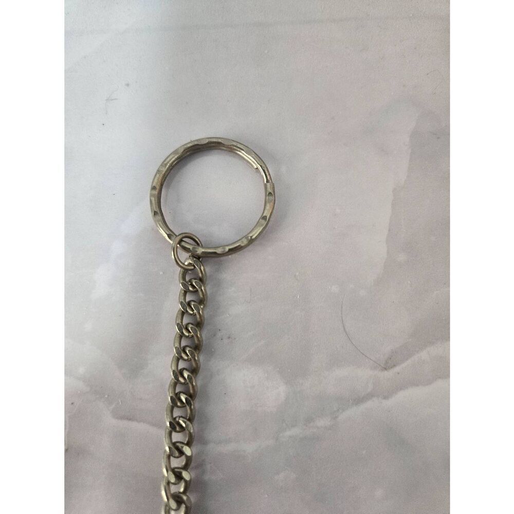 Extra Long Metal Chain Pocket Key Ring - Picture 3 of 5